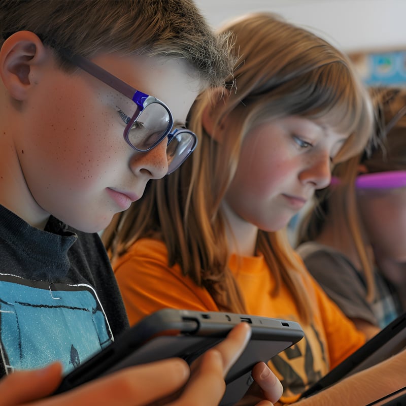 Students Study on Tablets 800x800