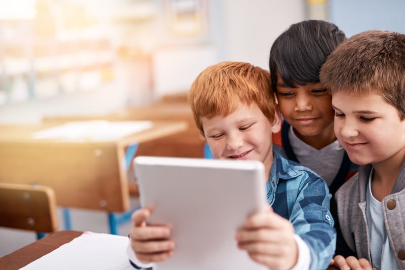 school-friends-children-tablet-classroom-online-learning-studying-knowledge-education-academy-young-boys-digital-tech-lesson-development-research-internet