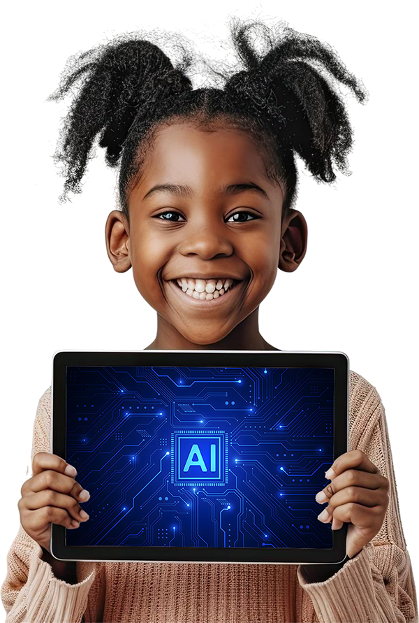 smiling-girl-shows-laptop-screen-with-AI-1