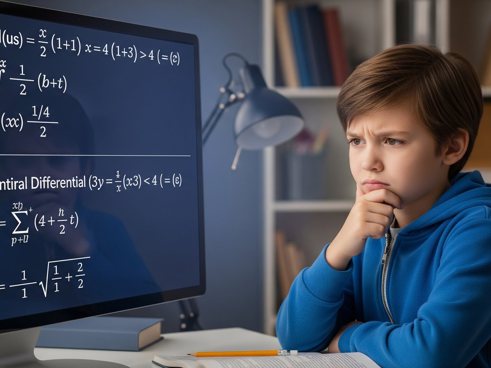 surface-adaptability_student looking at 2 math problems_ai-Generated_Image copy